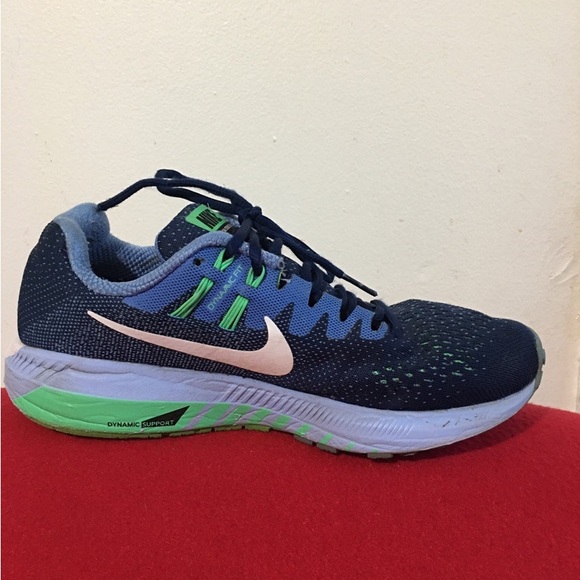 Nike‎ Air Zoom Structure 20 - Womens Running Shoes Blue Size 8W - Picture 2 of 8